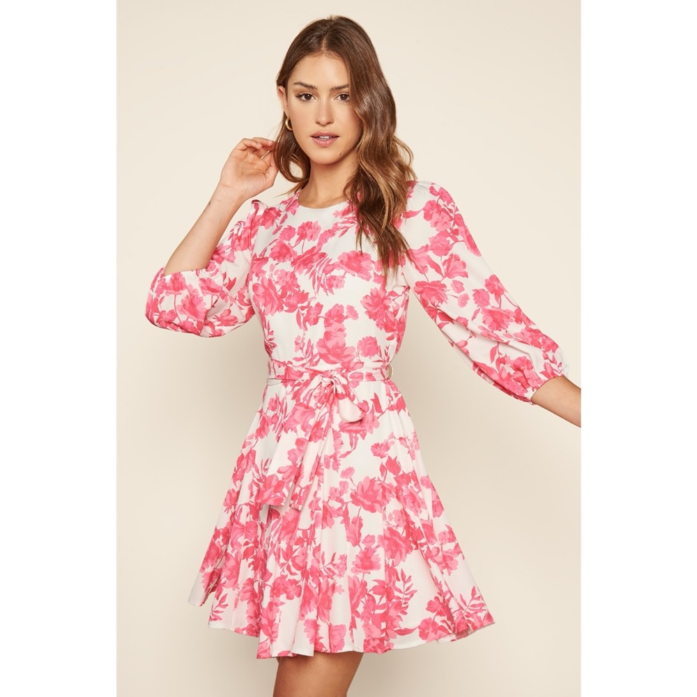 NWOT SUGARLIPS ANTOINETTE FLORAL DERBY DRESS - Picture 2 of 7